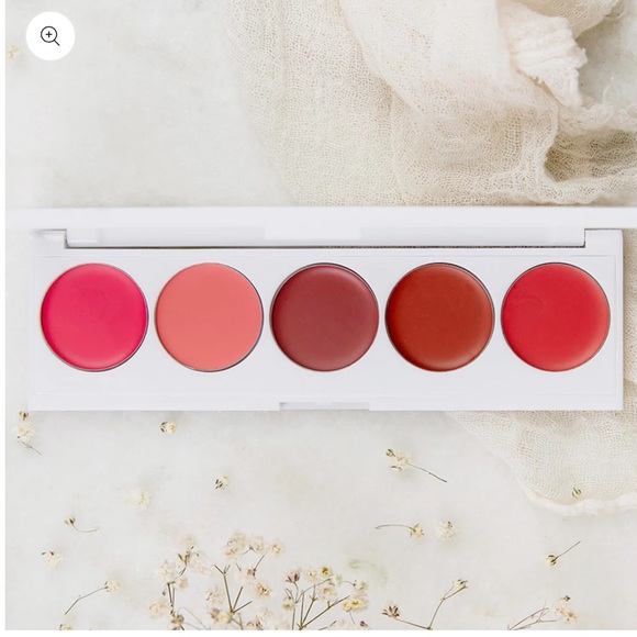 Seraphine Botanicals Rhubarb + Rose - Creamy Lip & Cheek Palette. - Picture 3 of 11